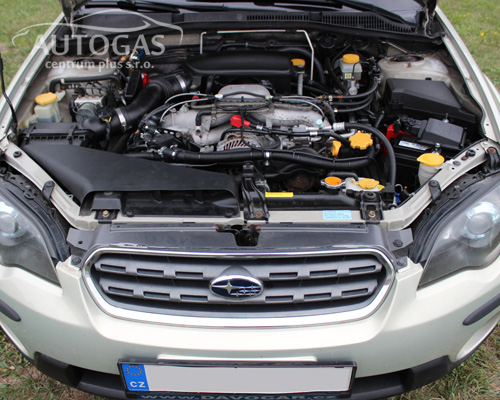 Fotogalerie montáže LPG Subaru Legacy